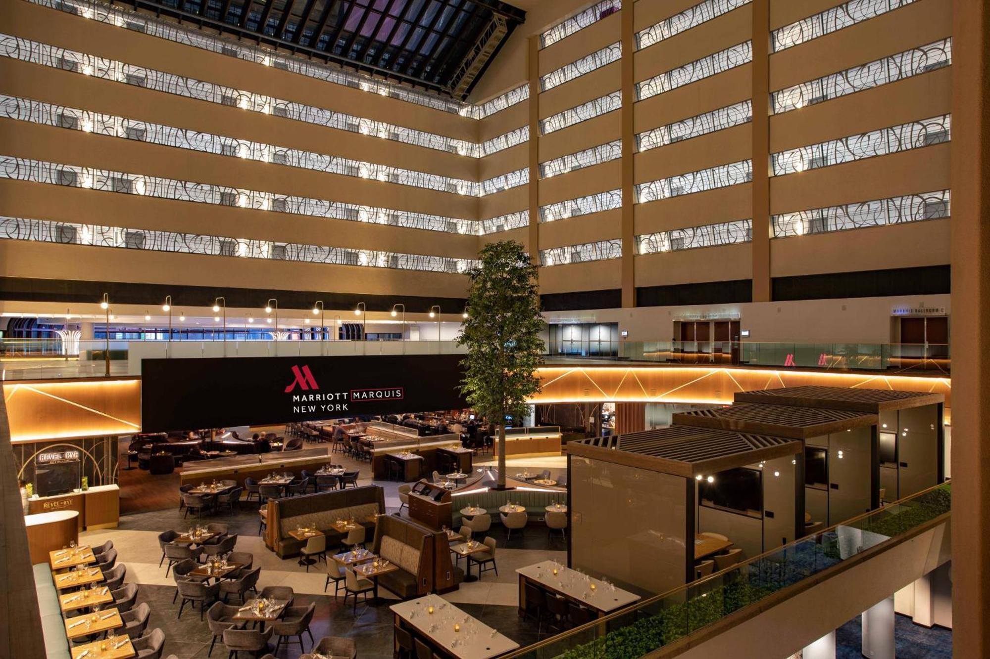 New York Marriott Marquis Hotel Exterior foto